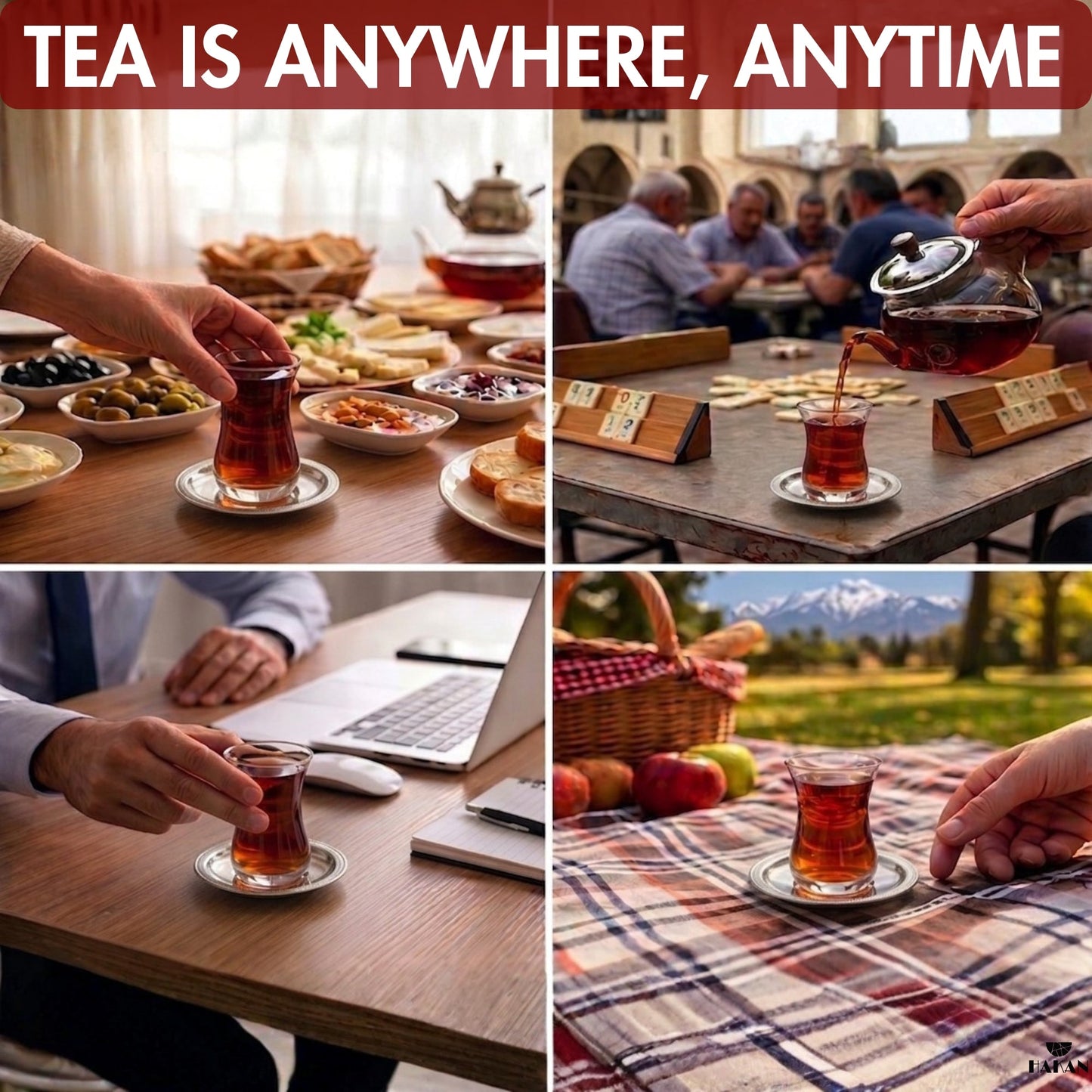 Stainless Steel Tea Saucers Set of 6 — , 4.3 Inch