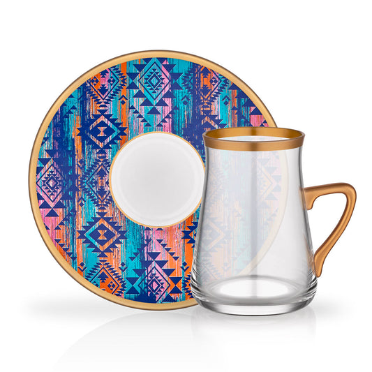 Tea Glasses Set of 6 — 5 Oz