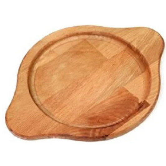 Bamboo Pan Stand Heat Resistant — 3 Sizes, 6.3 to 7.8 Inch