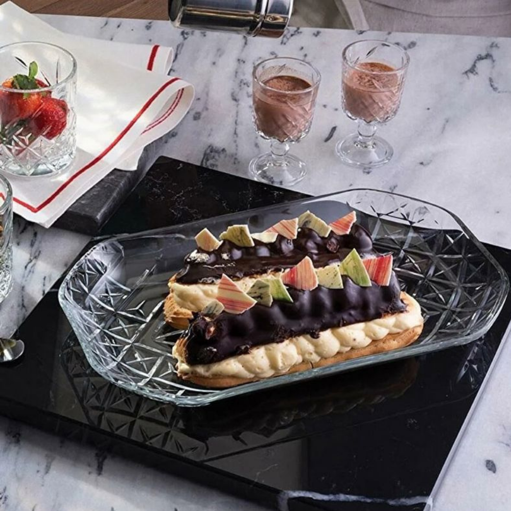Pasabahce Timeless Boat Plate — 30 x 18 cm Serving Plate