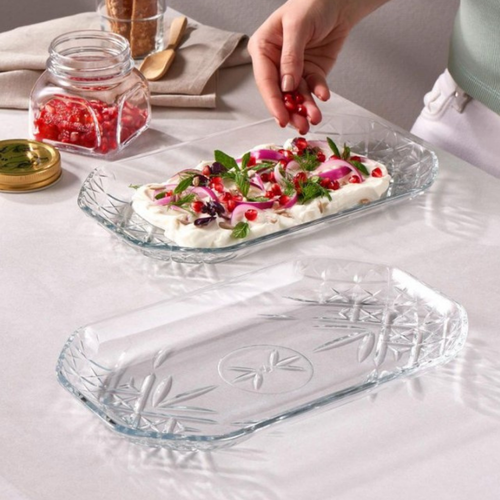 Pasabahce Timeless Boat Plate — 30 x 18 cm Serving Plate