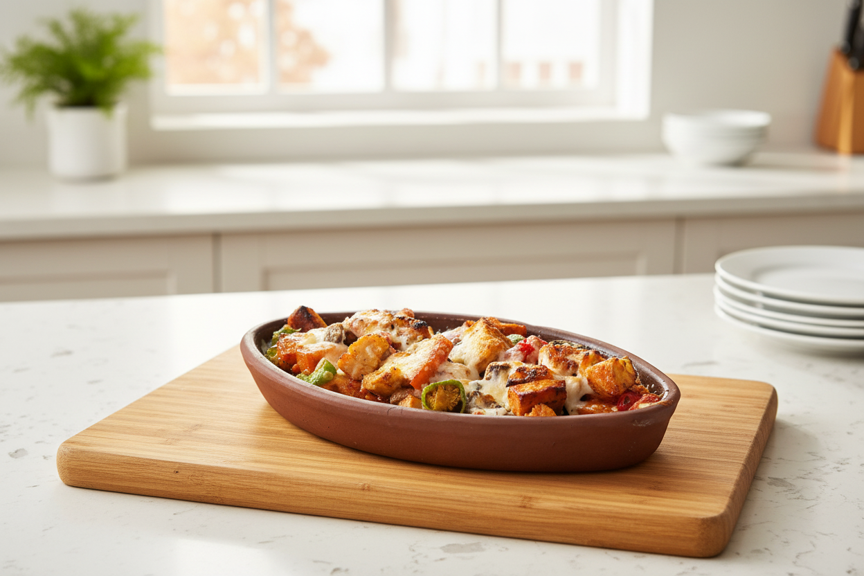 Oval Glazed Terracotta Clay Pans Set of 2 — Bergama, Midi & Large