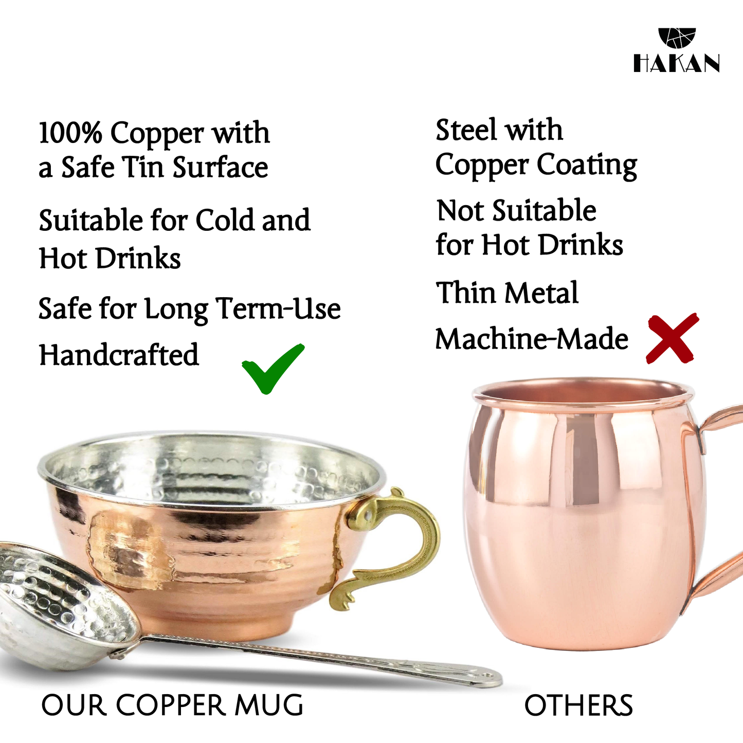 Copper Moscow Mule Mug Handmade — Rustic Turkish Drinkware