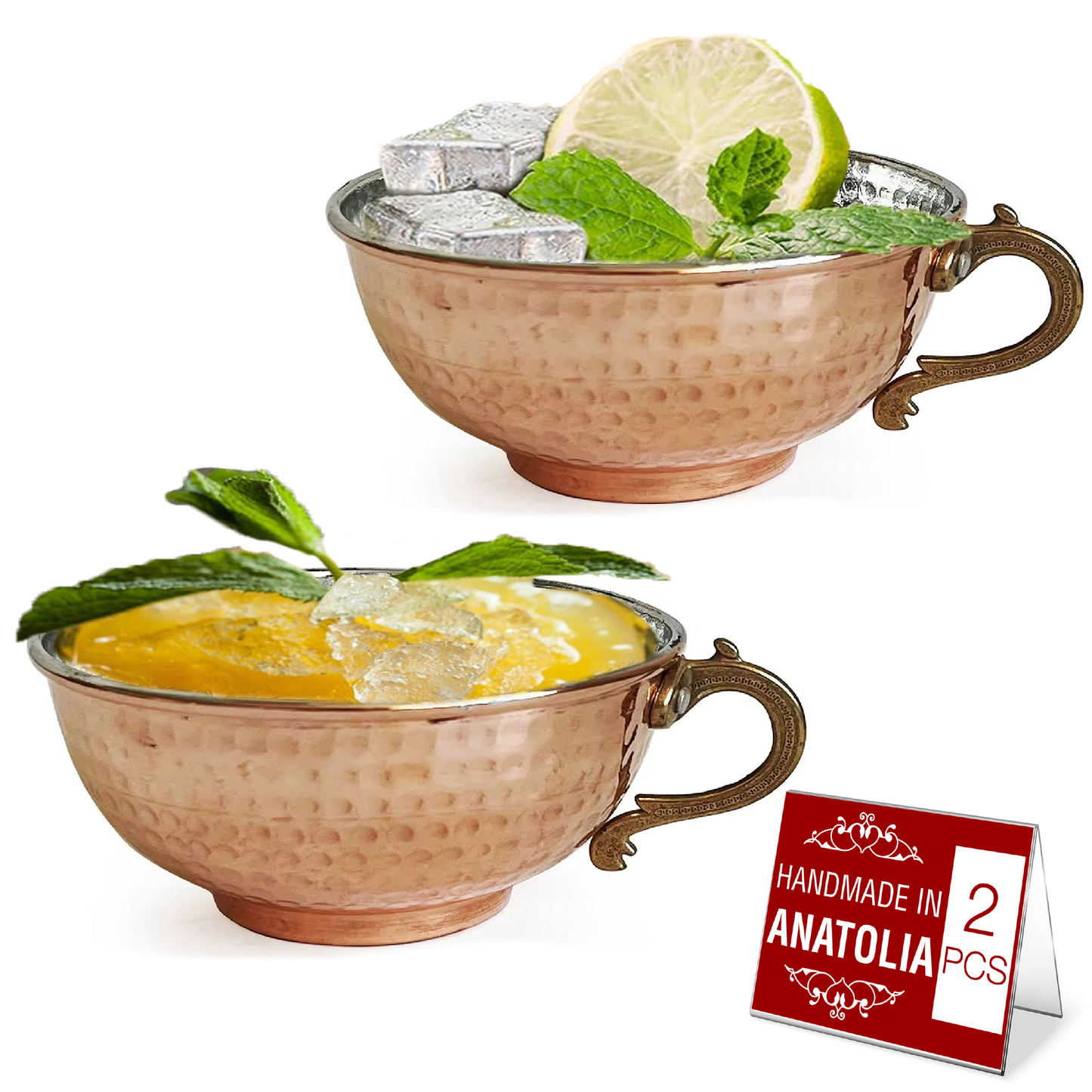 Copper Moscow Mule Mug Handmade — Rustic Turkish Drinkware