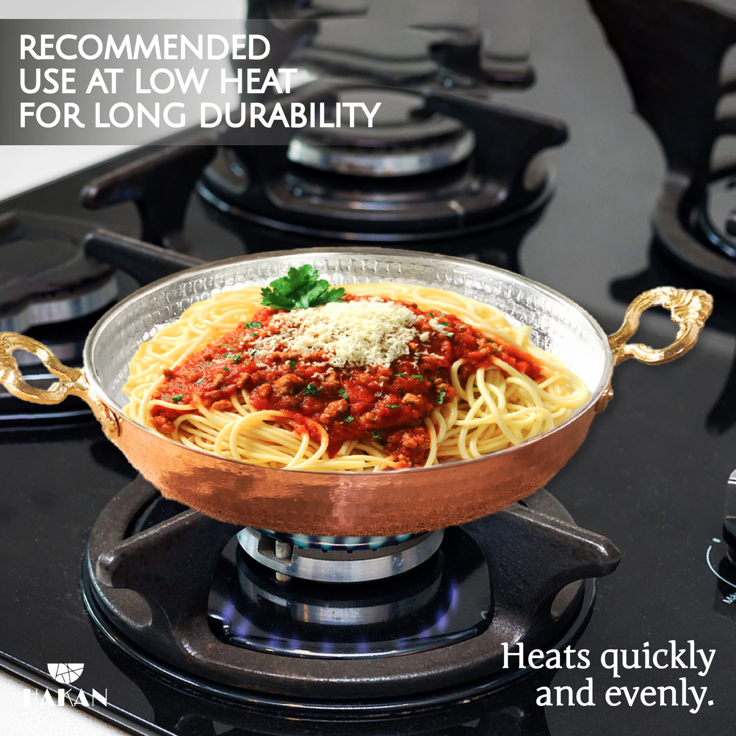 Handmade Copper Egg Pan — 7 Sizes, 5.5 to 10.6 Inch