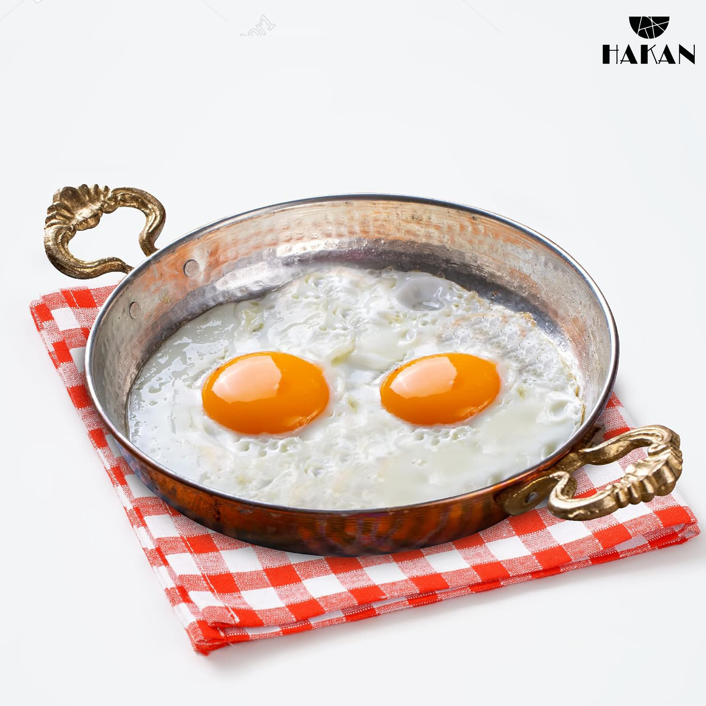 Handmade Copper Egg Pan — 7 Sizes, 5.5 to 10.6 Inch