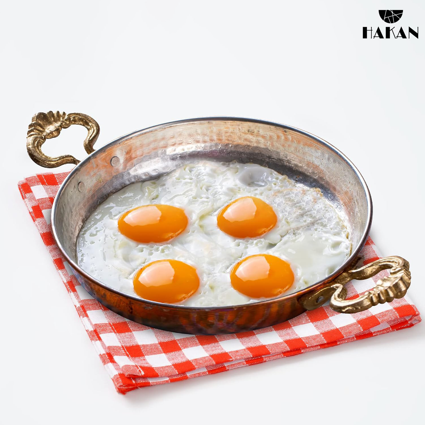 Handmade Copper Egg Pan — 7 Sizes, 5.5 to 10.6 Inch