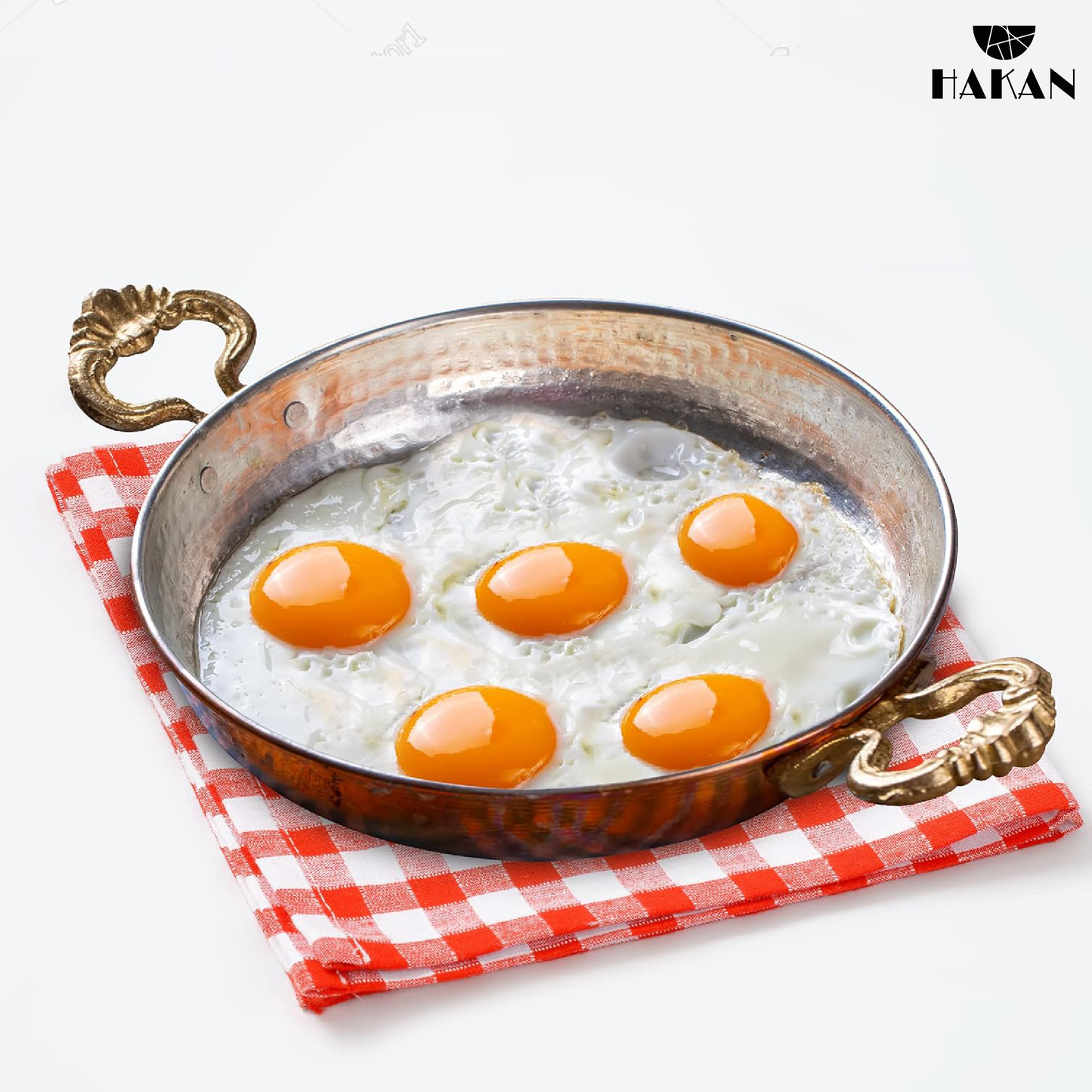 Handmade Copper Egg Pan — 7 Sizes, 5.5 to 10.6 Inch