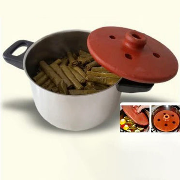 Dolma Pot Lid Glazed Terracotta — 4 Sizes, 7.1 to 11.8 Inch