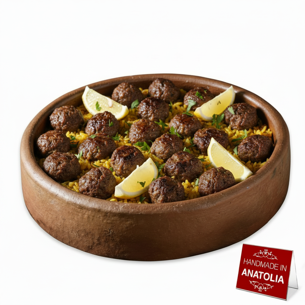 Terracotta Cooking Pan Open Top — Efes Unglazed, 2 Sizes