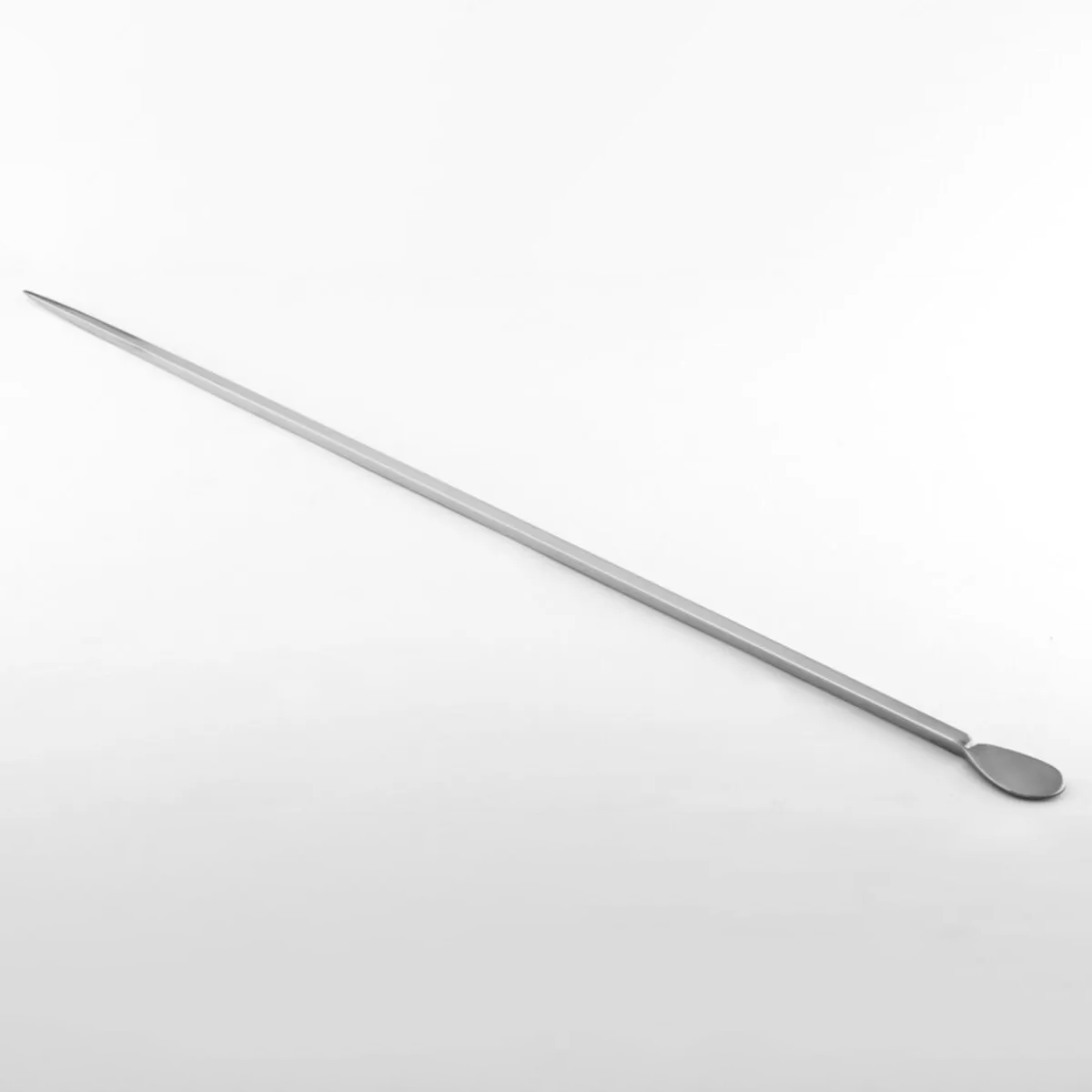 Stainless Steel Kabob Skewers Square Chrome Finish — 6 Piece