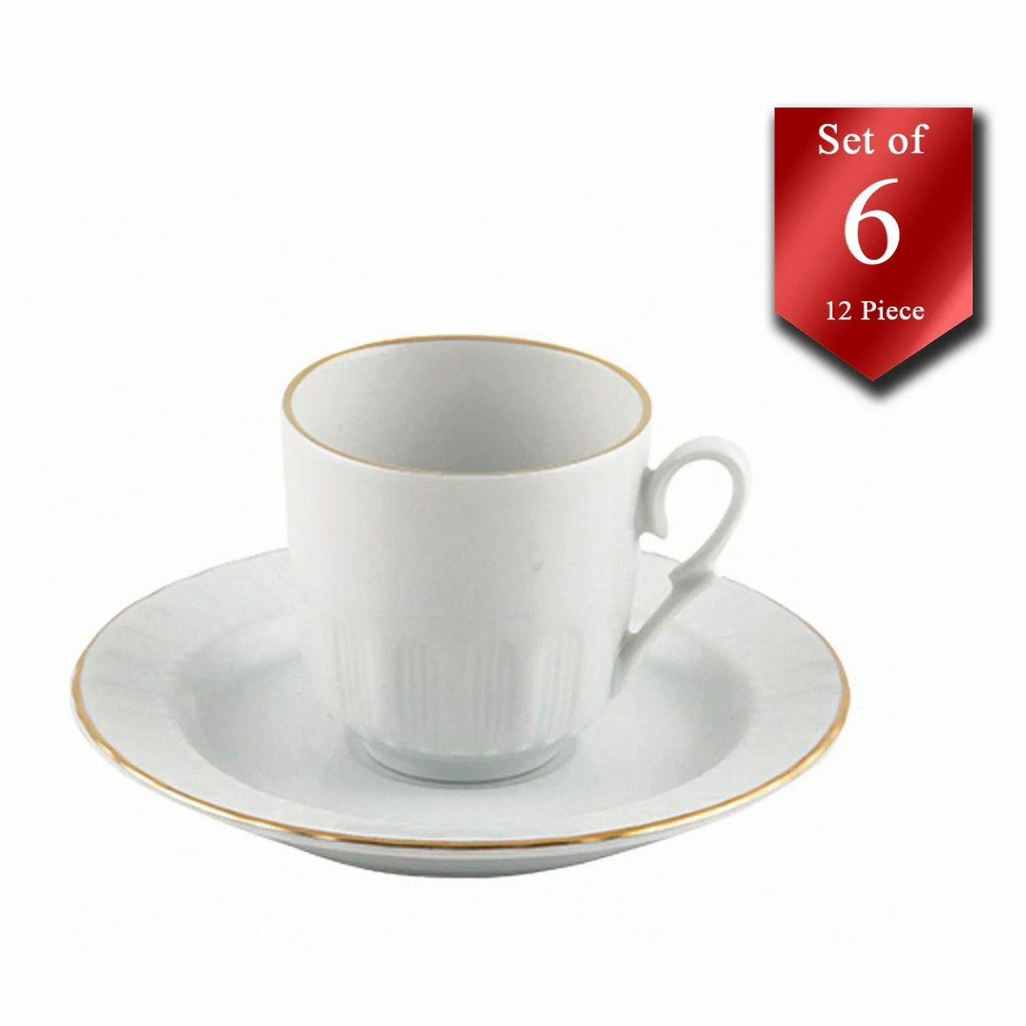 Turkish Coffee Gift Set Gural Mugs — 2 Oz with Gift Box