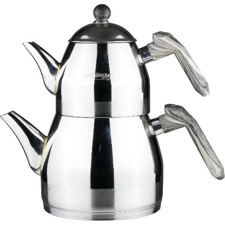 Turkish Teapot Set Colored Handles — Kahramanlar Elmas, 6 Colors