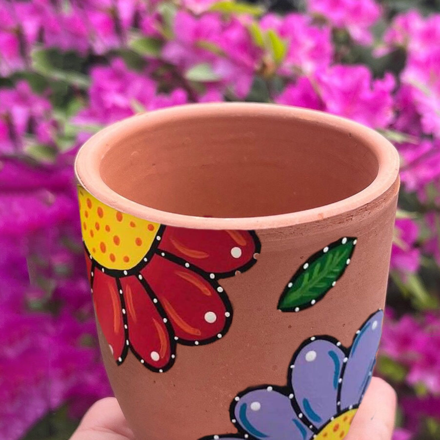 Terracotta Clay Mug Set of 4 — Kapadokya, 16.9 Oz