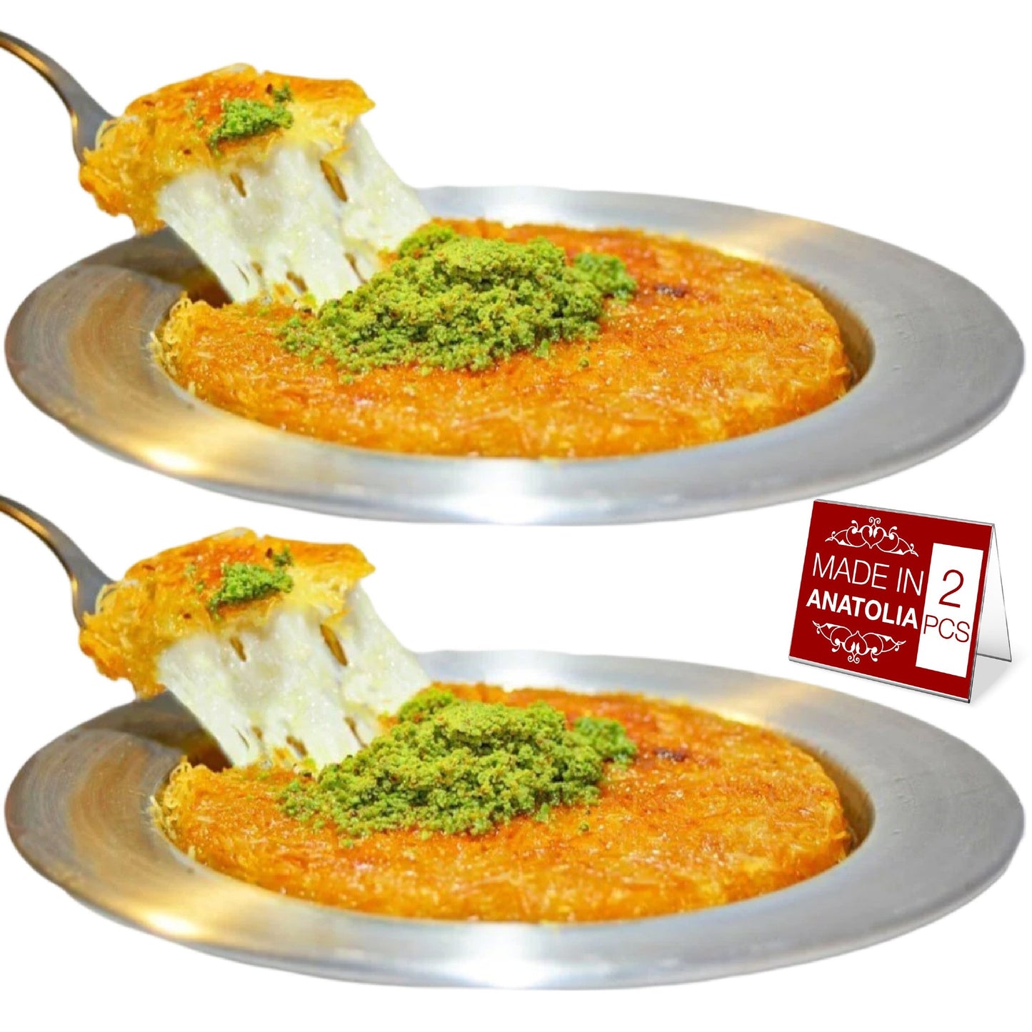 Kunafa Aluminum Baking and Serving Pan — 5 Size Options