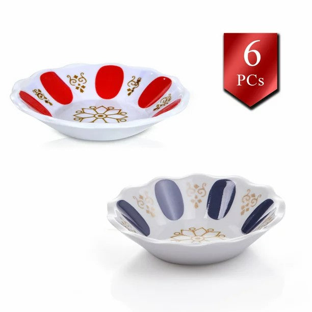 Melamine Turkish Tea Saucer Set 6 Piece — 3.9 Inch