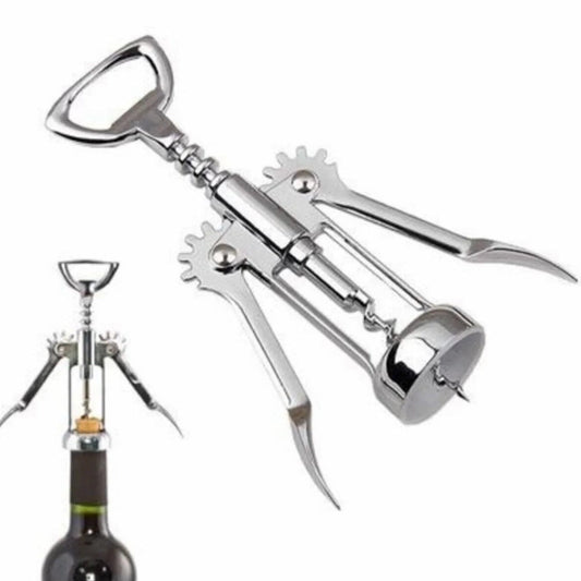 Metal Manual Corkscrew and Bottle Opener