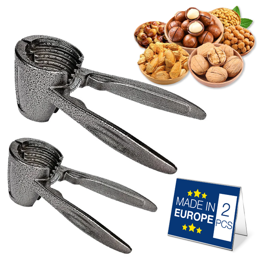 Nut Cracker Set Non-Slip Handles — Funnel Shape, 2 Piece