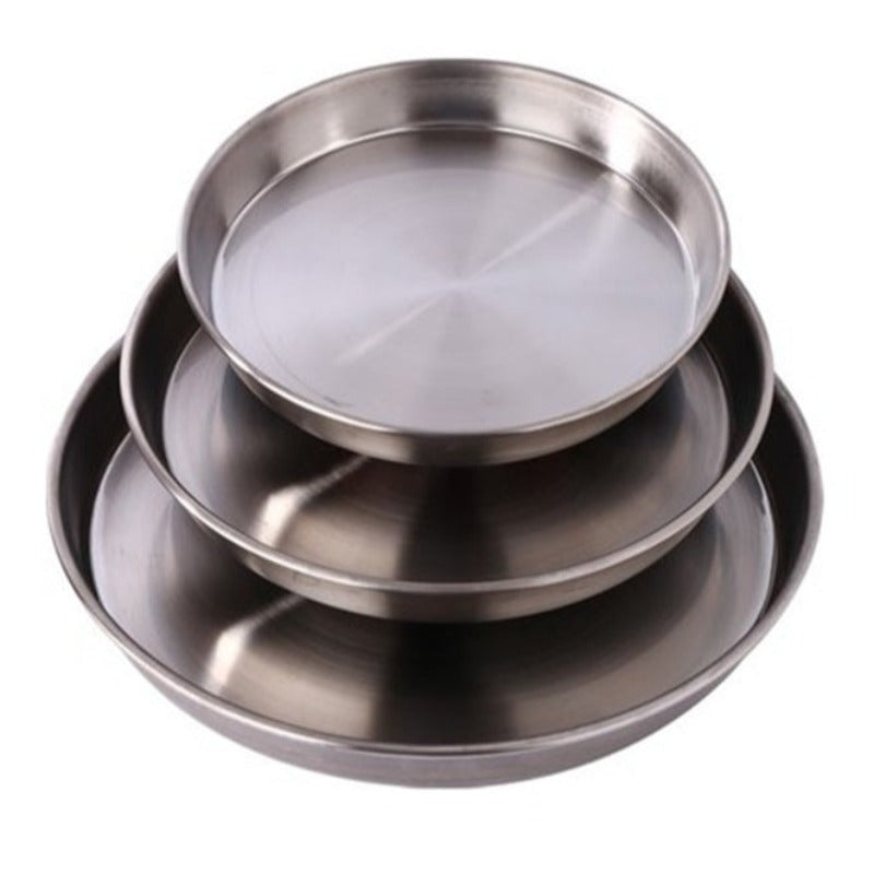 Round Baking Tray Set 3 Piece — 11, 12.5, and 14 Inch