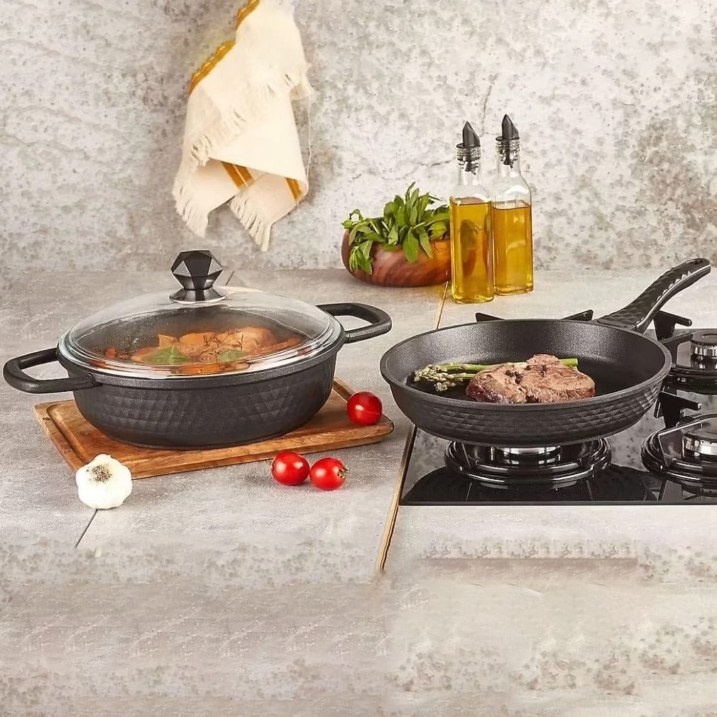 Cast Pot and Pan Set 10.2 Inch — Kahramanlar Motto