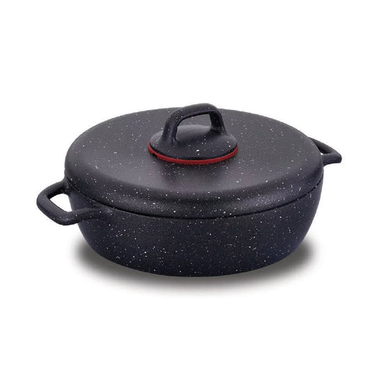 Korkmaz Gusto Die-Cast Granite Coated Casserole Pot