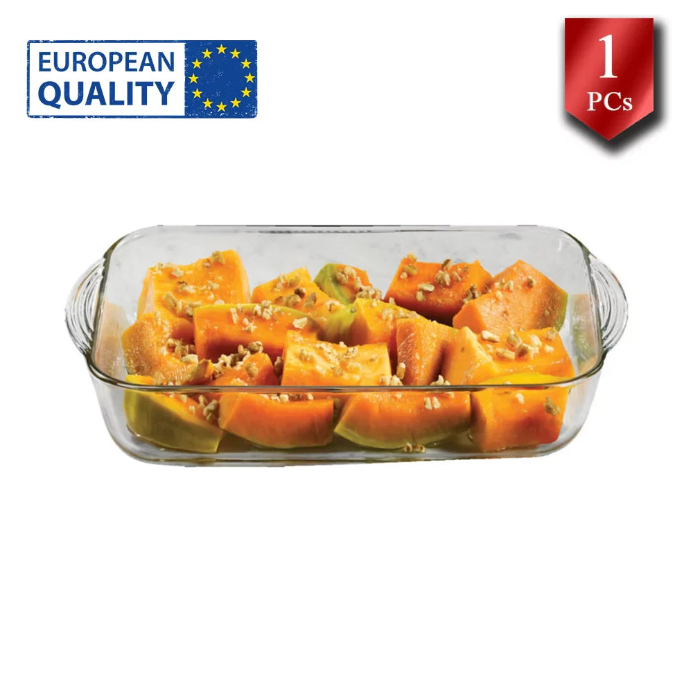 Pasabahce Glass Baking Dish for Oven — 128.25 Oz Large