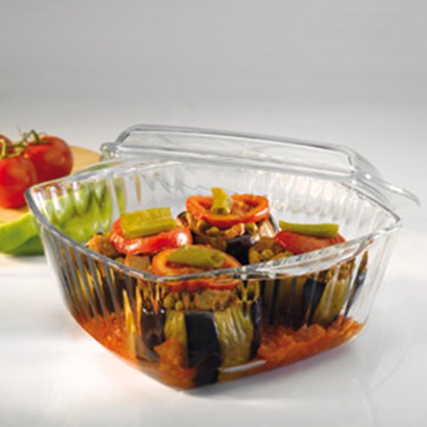 Pasabahce Glass Ovenware Fluted Casserole Dish — 88 Oz