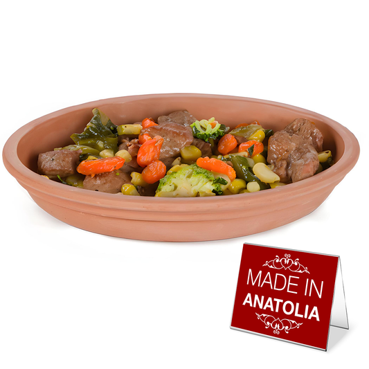 Terracotta Cazuela Cooking Pan Glazed — 11 Inch