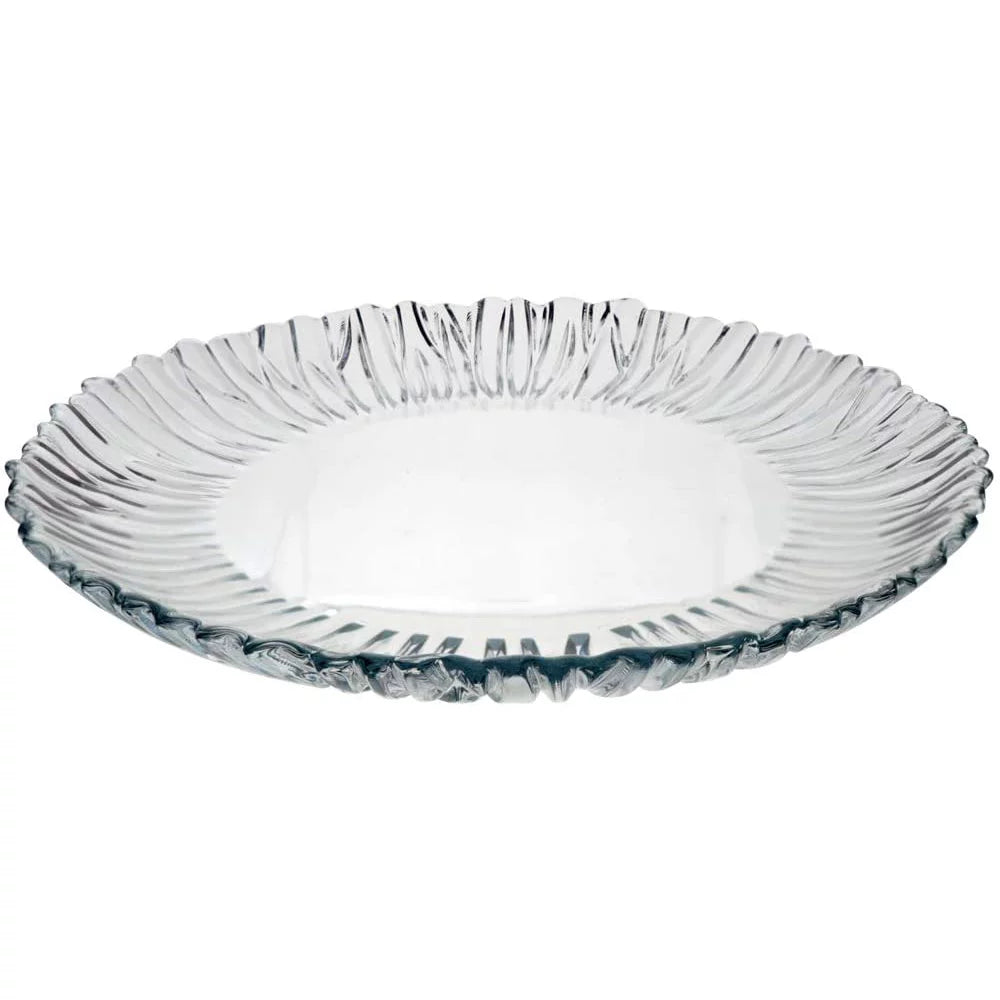 Pasabahce Aurora Glass Service Plate Round — 12.6 Inch