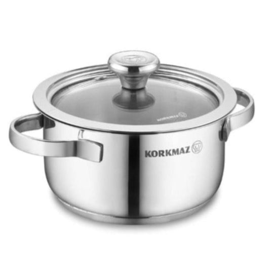 Korkmaz Minika Stainless Steel Cooking Pot Set