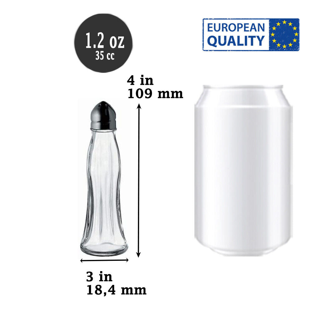 Pasabahce Glass Salt and Pepper Shaker — 1.2 Oz