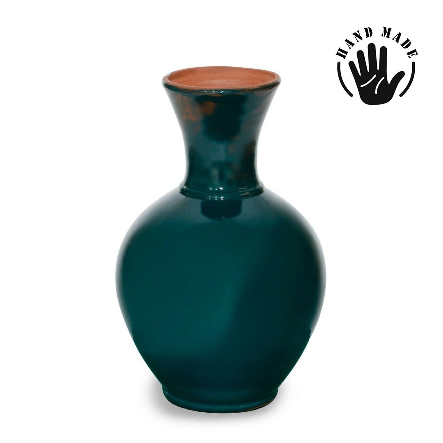 Glazed Terracotta Pitcher and Vase — 76 Oz Dual Use