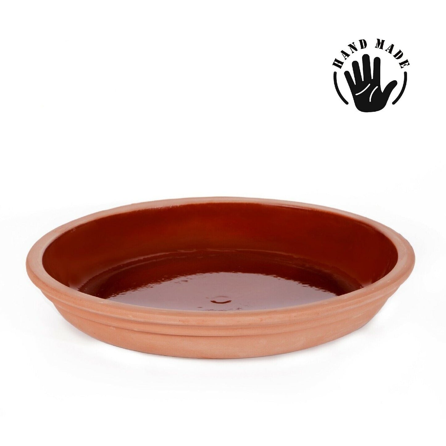 Terracotta Cazuela Cooking Pan Glazed — 11 Inch