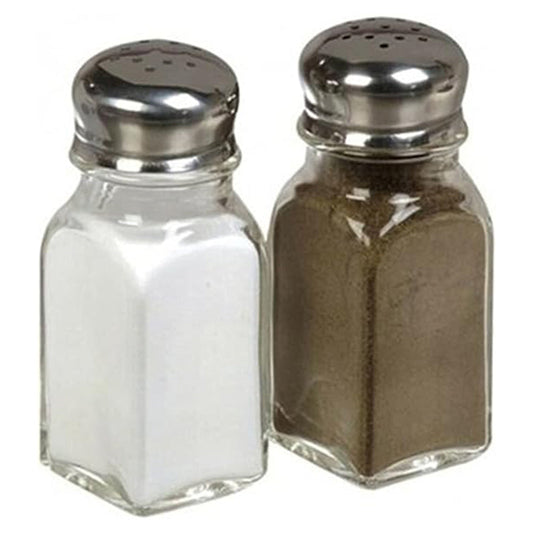 Pasabahce Glass Salt and Pepper Shakers — 3.25 Oz