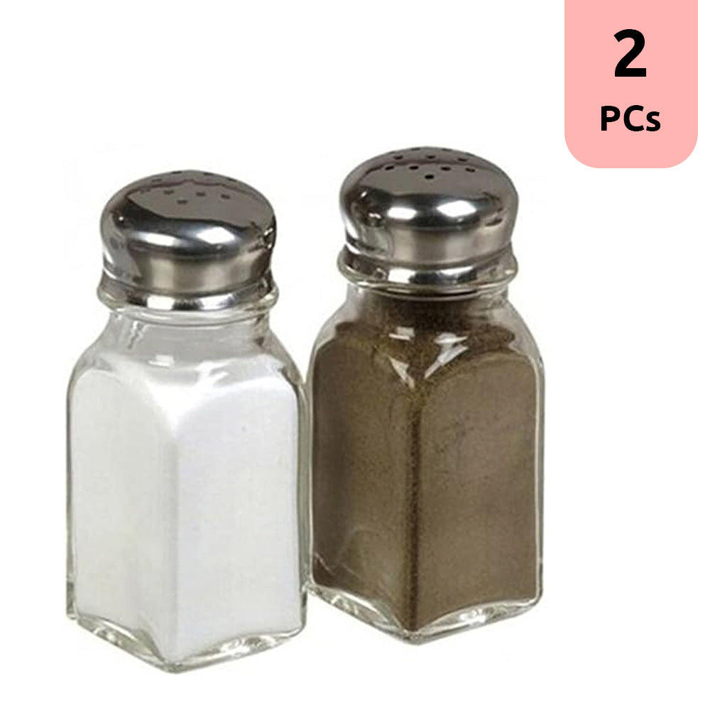 Pasabahce Glass Salt and Pepper Shakers — 3.25 Oz