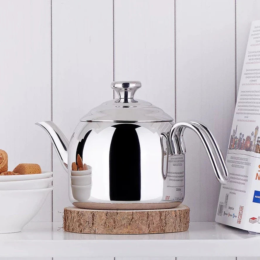 Double Turkish Teapot Set — Korkmaz Droppa, 3 Sizes