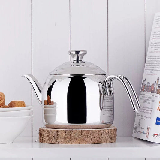 Double Turkish Teapot Set — Korkmaz Droppa, 3 Sizes